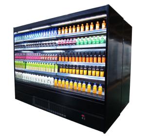 China Double Sided Open Display Fridge Open Display Case Supermarket 608L 912L 1200L wholesale