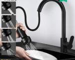 Splash Proof Kitchen Pull Out ODM Retro Bathroom Sink Faucets