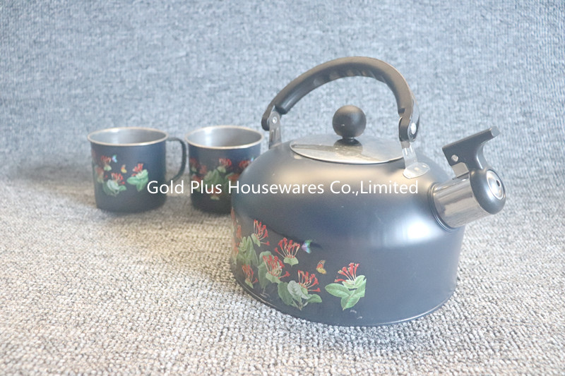Food Grade Stainless Steel Whistling Kettle Drinkware Coffee Water Tea Pot