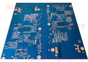 China 1.6MM Blue Solder Mask OSP 4 Layer Printed Circuit Board wholesale
