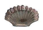 Hand Made 27.5cm Shell Shaped Glass Plates No Deformation For Dessert