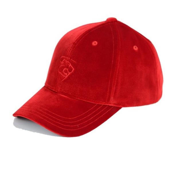 High Quality Winter Custom Embroidery Plain Velvet Hat Baseball Cap,velvet dad