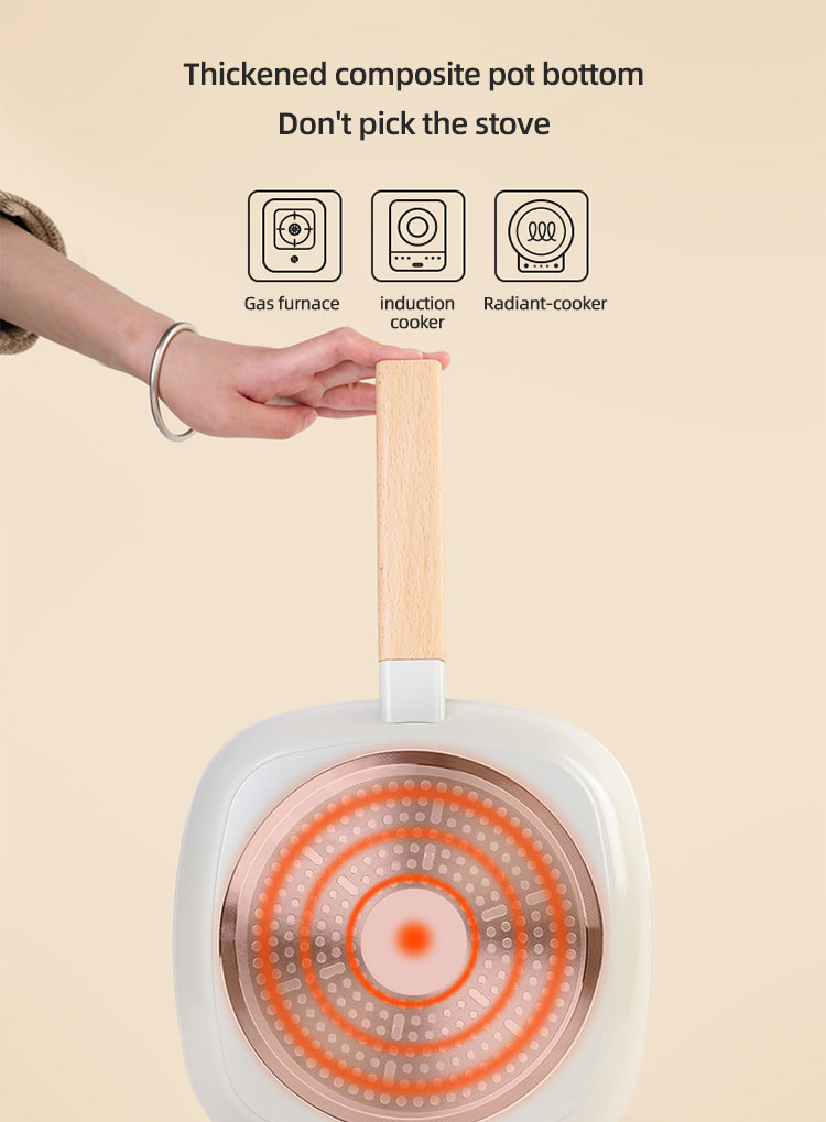 New Arrival Ceramic Coating Nonstick Cooking Pot Set Induction Cookware Cook Pot 7 Pcs Aluminum Non Stick Cookware Set