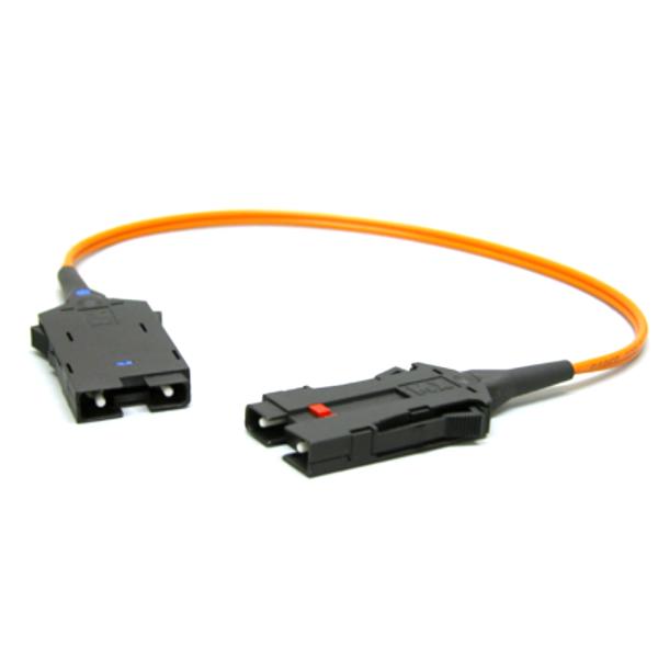 Duplex FDDI Fiber Optic Connector Assembly Multimode Zirconia Ferrules