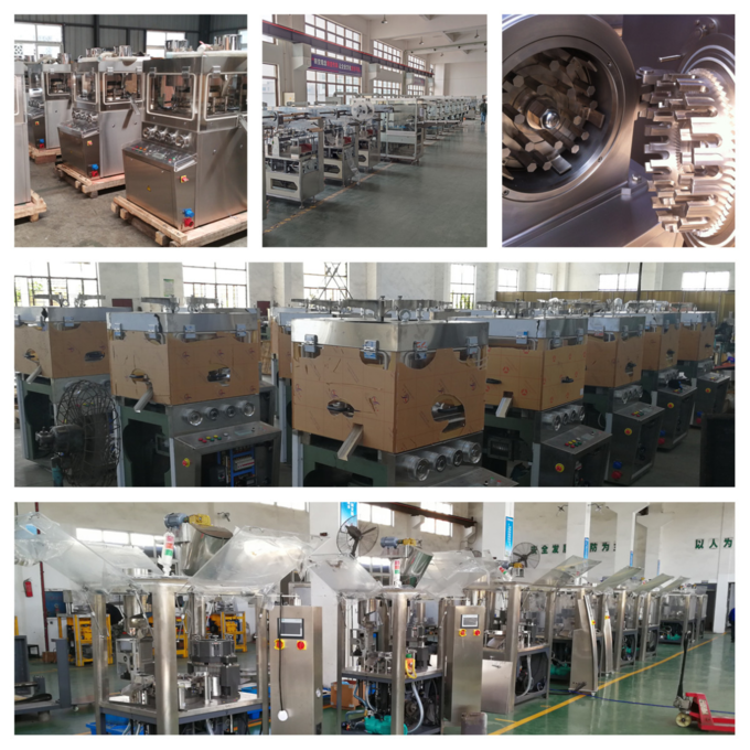 Fully Enclosed 25mm Tablet Rotary Compression Machine With 57 Stations 6