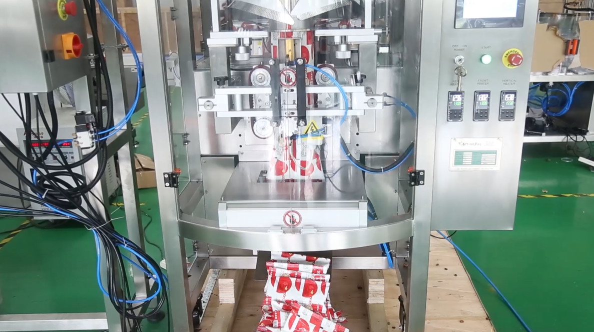 10 Head Multihead Weigher Machine For Snacks Food Popcorn Pasta Sunflower Seeds