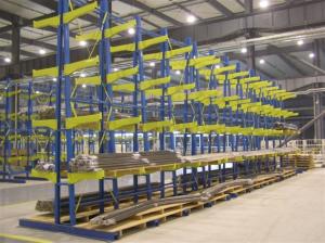 China Metal structural Cantilever Racking Systems timber furniture pipe tubes stock wholesale