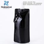 Eco-Friendly Insulated Foldable Sports Plastic Reusable Stand Up Water Pouch