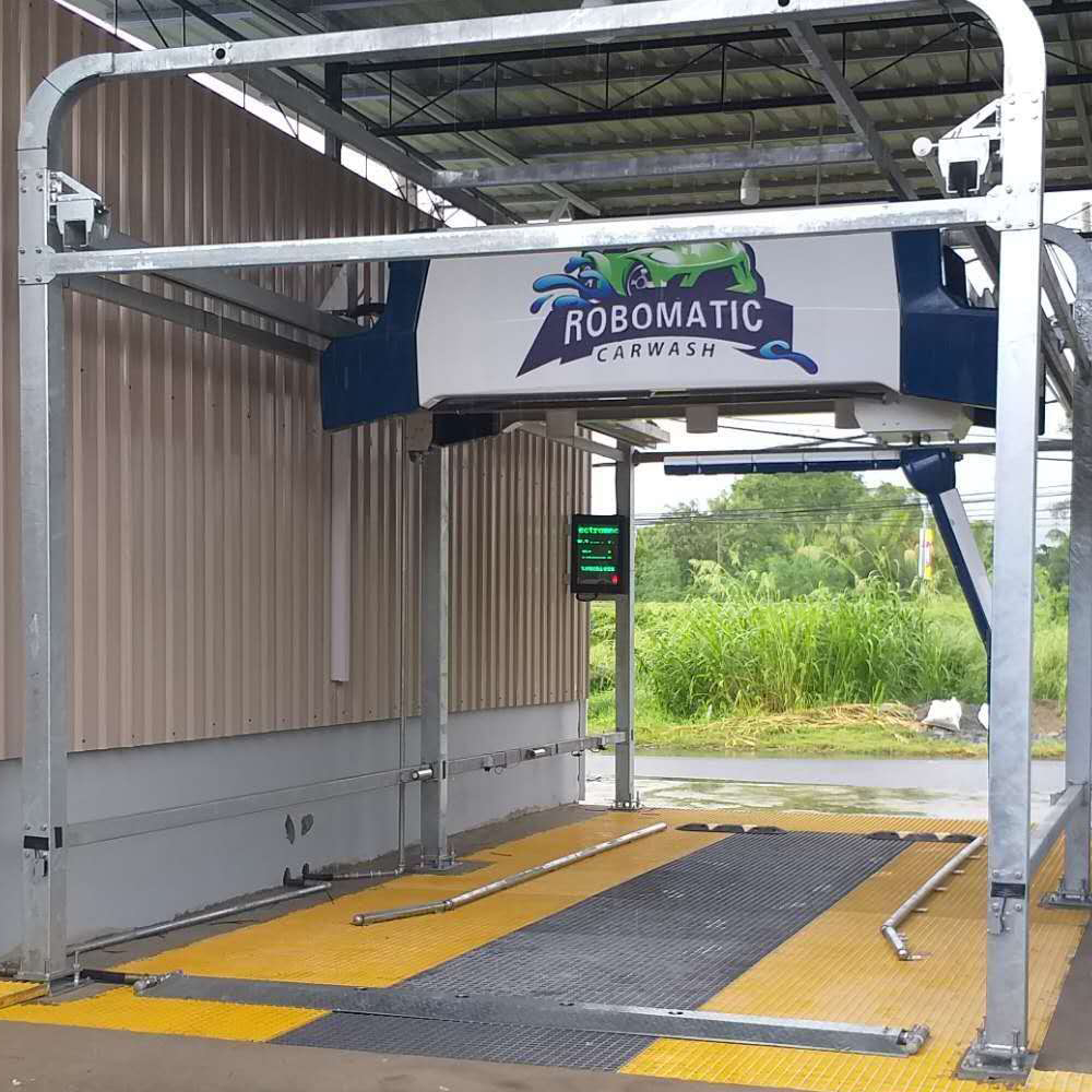 6200*3800*3440mm Tunnel Car Wash Machine With 80-110L Water Consumption
