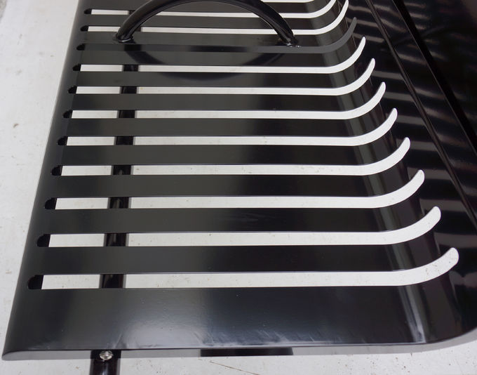 2070*650*1101mm Steel Patio Bench