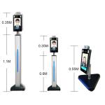 Airport Android Infrared Thermometer Face Recognition Machine 8 Inch