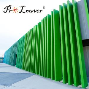 China Aluminum Box Louver for Architectural Exterior Facades, Decoration Louver wholesale