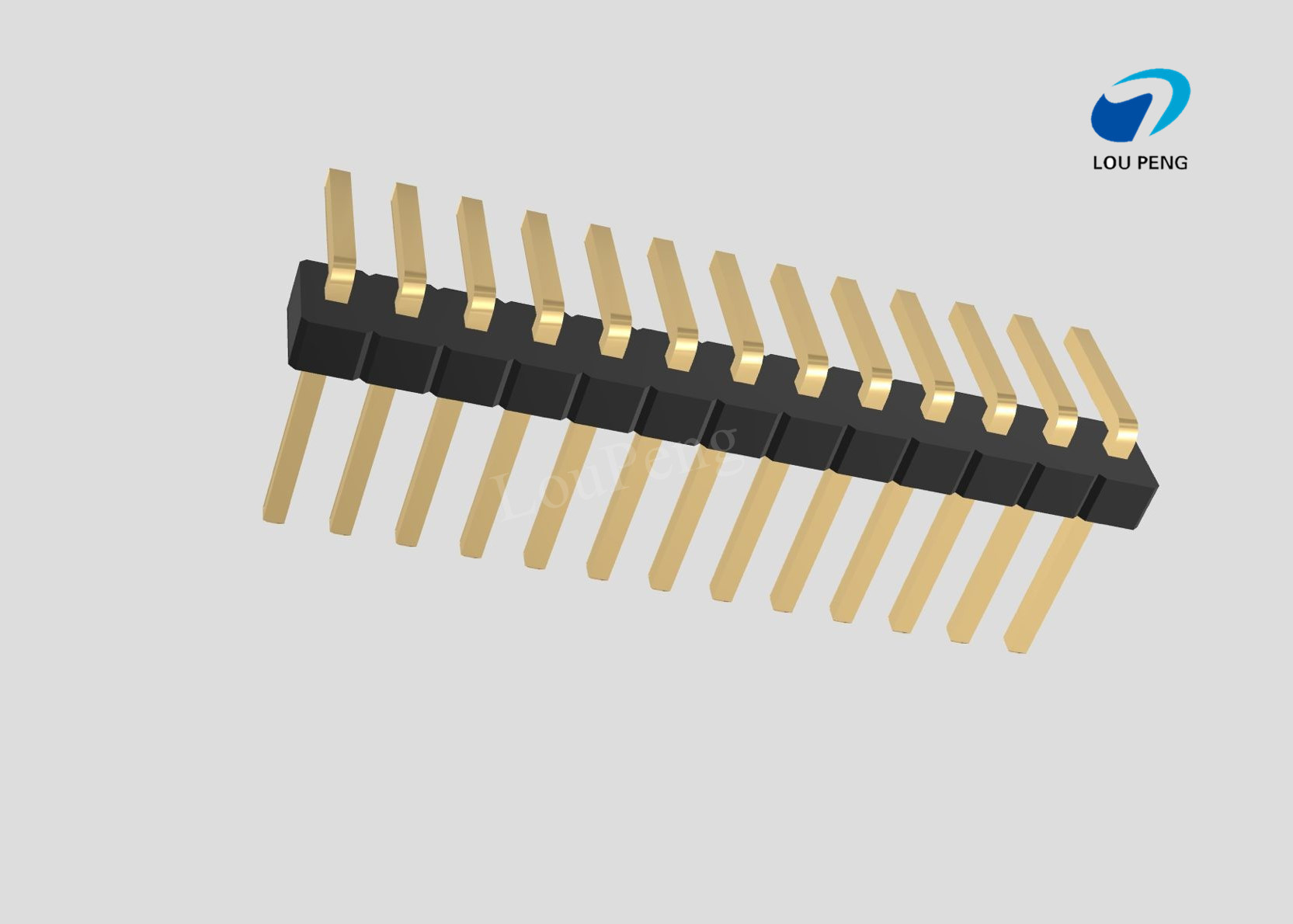 Pin Header 1x13pin 1.27mm pitch horizontal