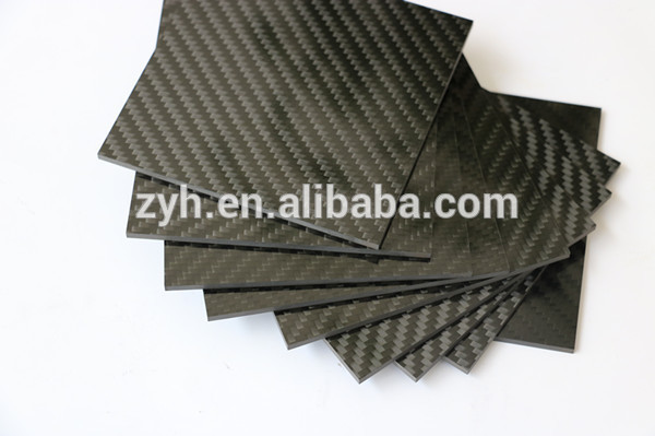 china supplier directly sale glossy twill carbon fiber plate