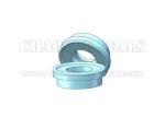Food Grade Blue Silicone Rubber Grommets Resistant To Hydrochloric Acid Ozone