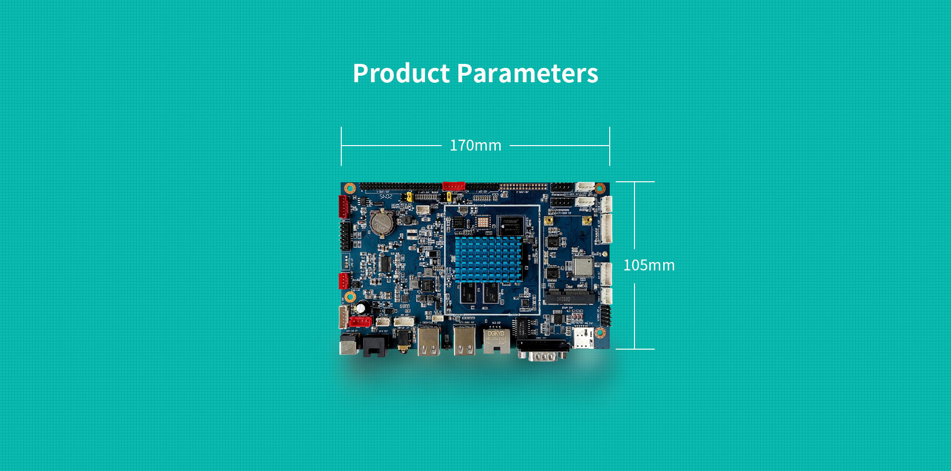 P3X Smart POS Terminal Mainboard with Primary LVDS, Secondary LVDS, Primary EDP, Secondary EDP
