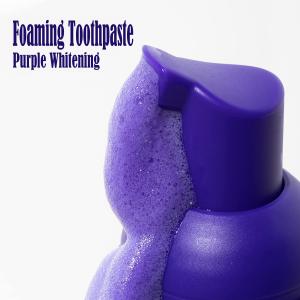 China Teeth Whitening Purple V34 Foaming Toothpaste 50ml GMP wholesale