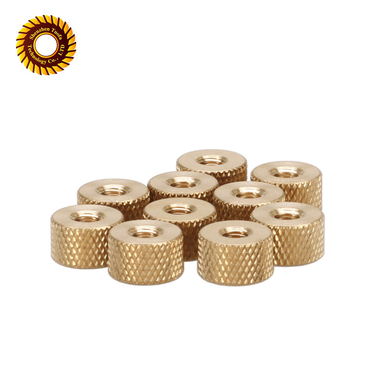 Brass Ra0.2 CNC Turned Parts 0.1mm Tolerance Mechanical Engineeing Sandblasted