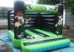 Indoor small kids ben 10 bouncy castle with EN14960 certified made of lead free