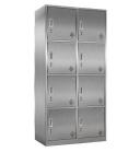 Key Lock 8 Doors Stainless Steel Medicine Display Cabinet Big Capacity