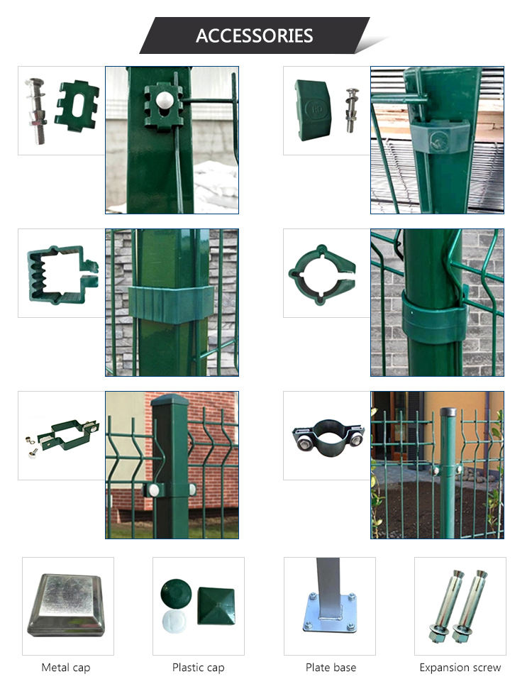 High Quality Powder Coated Garden Welded Wire Mesh 3D Mesh Fence Panel Cheap Price Sustainable