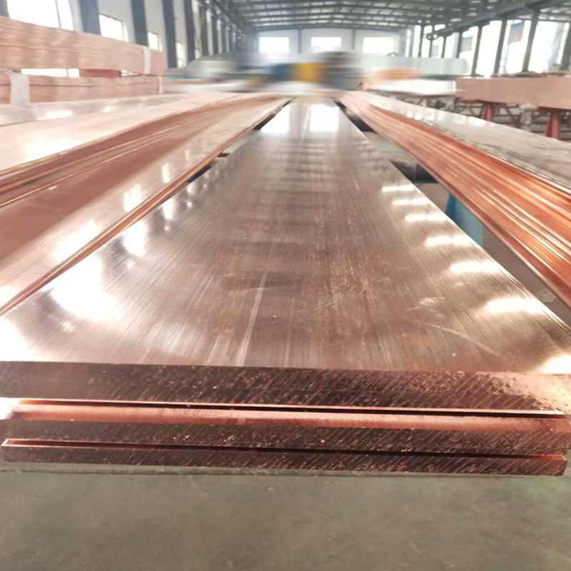 ASTM 600mm Width Antique Brass Plate Copper Sheet 5mm Thick Polished Surface