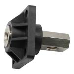 Black Energy Storage Connectors , Copper Battery Pole Connector 100A IP67