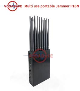 China 175MHz 16 Bands 16Watt 2.4GH Cell Phone Signal Disruptor wholesale