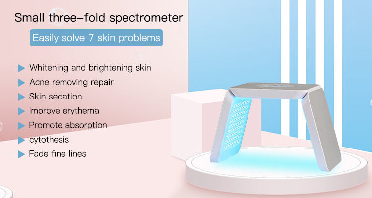 7 Color LED Light Therapy PDT LED Face Mask Photon Lamp Facial Body Therapy Device Foldable Skin Care