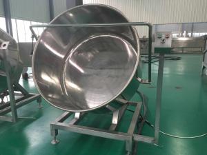 China High Efficiency Peanut Coating Machine , Coated Peanuts Machine Stainless Steel wholesale