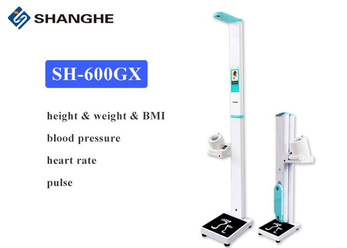 RS232 Bluetooth Metal Cabinet 299mmHg Bmi Check Up Machine