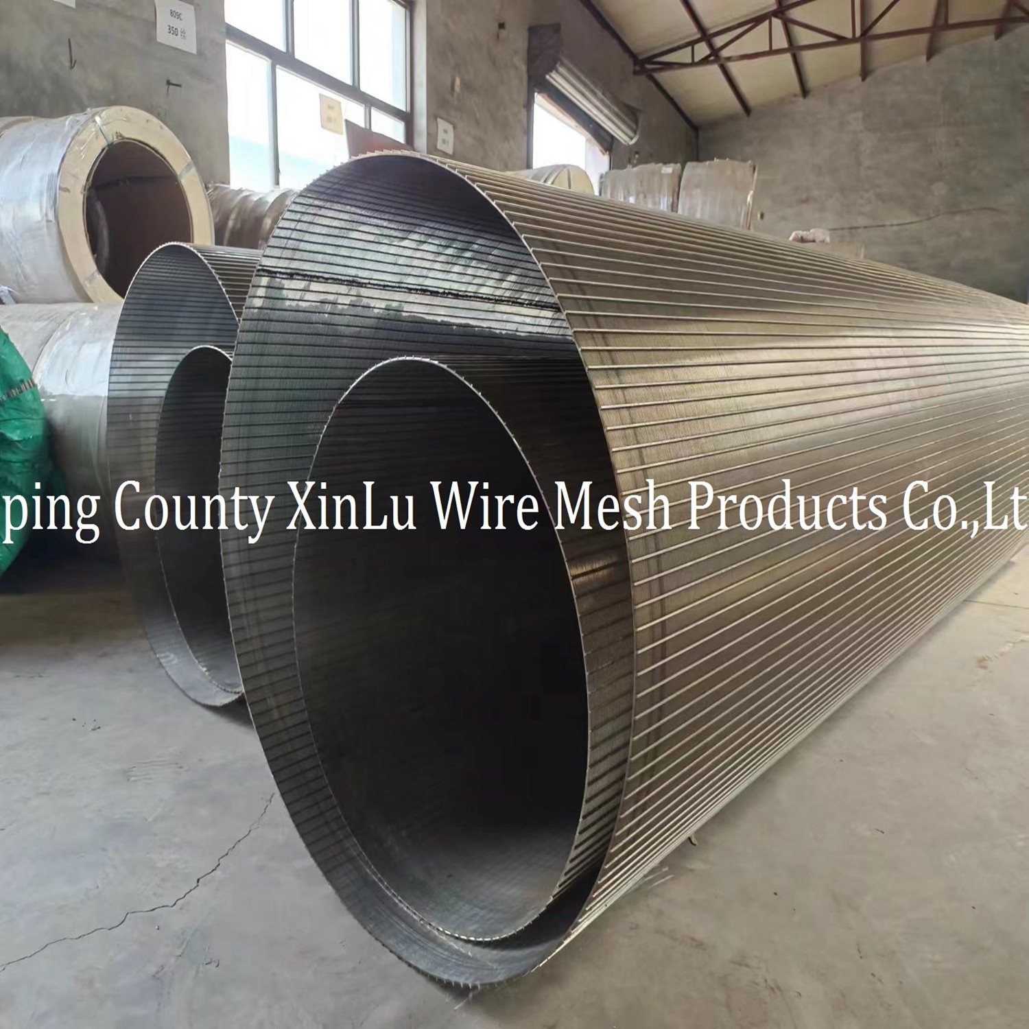 STAINLESS STEEL FISH DIVERSION SCREENS / DRUM SCREEN / JOHNSON SCREEN CYLINDER FROM XINLU METAL WIRE MESH