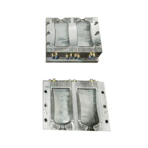 China 2cavity PE Material 950ml Volume Bottle Oval Shape Plastic Blow Mould wholesale