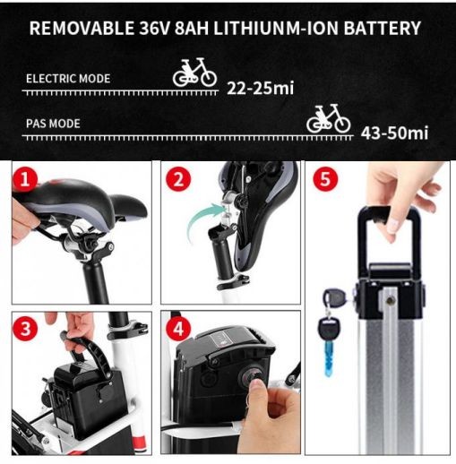 10S6P DC Charging Port 36V 15.6AH/20AH Lithium 21700 Electric Bike Battery Redar For Electric Mountain Bike