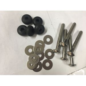 China Slotted screw stainless steel S316 large flat head slotted screw wholesale