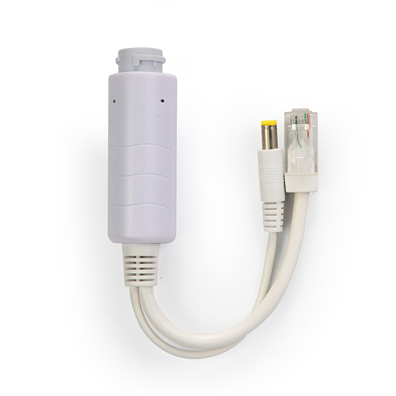 DC12V 1A standard IEEE802.3af 100Mbit POE Splitter PD support 37V-57V voltage transmission