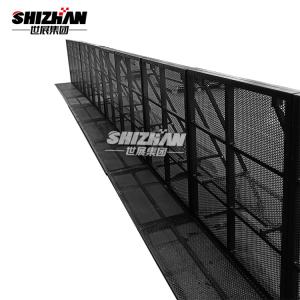 China Black Folding Q235 Steel Crowd Control Barrier Event Protective 30kg wholesale
