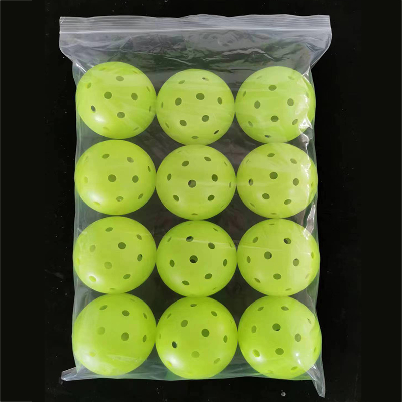 40 Hole Outdoor Rotation Dura Fast 40 Outdoor Pickleball Seamless Professional Pickleball Balls