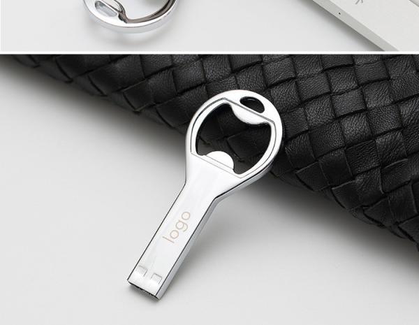 Bottle Opener Shape Metal USB Stick 64GB 128GB UDP 2.0 15MB/S