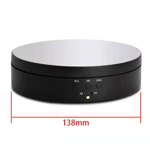 Rechargeable 360 Degree Electric Rotating Turntable For Photography Customized