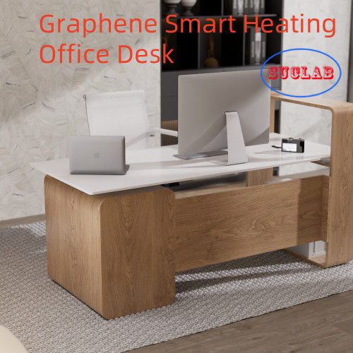Integrated Graphene Smart Heating Office Desk Customizable for a Personalized