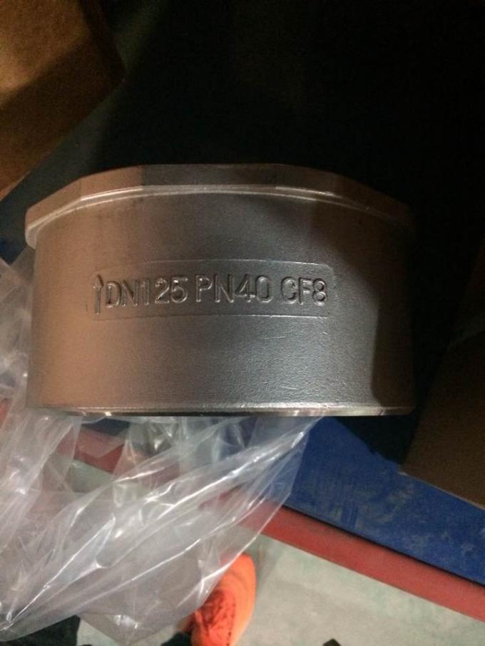 CF8 PN40 SUS304 Single Disc Check Valve Wafer Type For Petroleum Or Vapour 4
