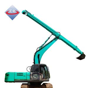 China Q345B Two Inner Excavator Telescopic Boom Dipper Arm Blue wholesale