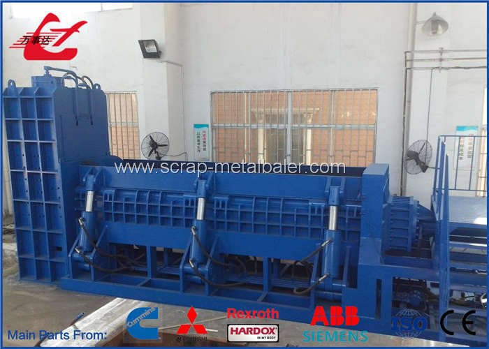 PLC Control 360kw Shear Baler / Waste Vehicles Scrap Shearing Press Machine