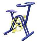 960mm Outdoor Leg Press Machine , Staticproof Outdoor Park Workout Equipment