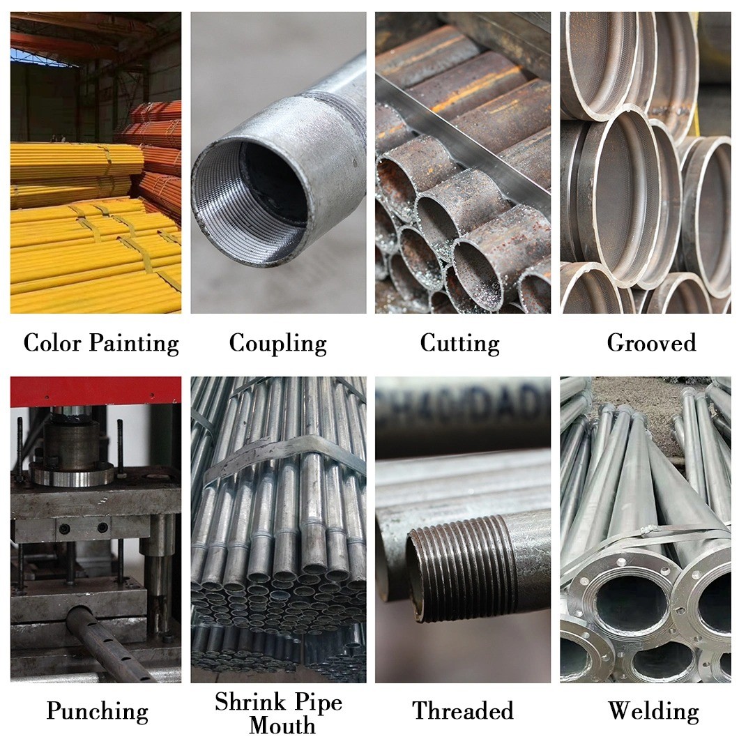 API 5L ASTM A53 Seamless Steel Round Galvanized Iron Pipe Thick Seamless Iron Galvanized 1000mm To 7000mm