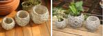 home dicorative wicker garden baskets wicker flower plant baskets manufacturer