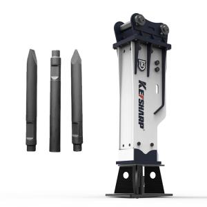 China SB50 SB81 Hydraulic Breaker Hammer For Excavators 25 Ton Through Bolts Diaphragm Rock wholesale