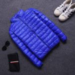 Outdoor Light Hooded Winter Jacket Warm Duck Nylon Bubble Puffer Men Jackets
