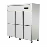 Six Door Stainless Steel Freezer For Meat Ice Cream Fresh Keeping